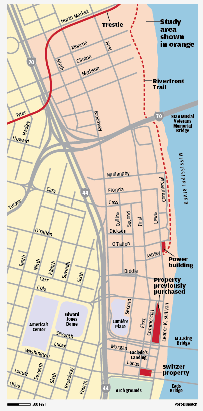 Riverfront map